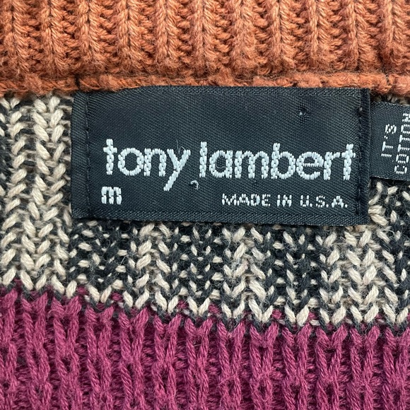 Vintage 80’s Grandpa Knit Oversized Sweater - Picture 3 of 7